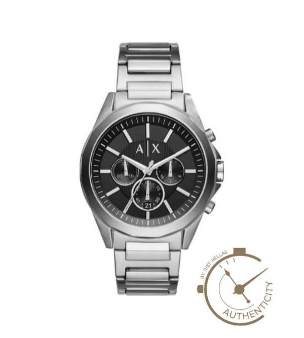 Armani Exchange AX2600 ασημί ανδρικό ρολόι