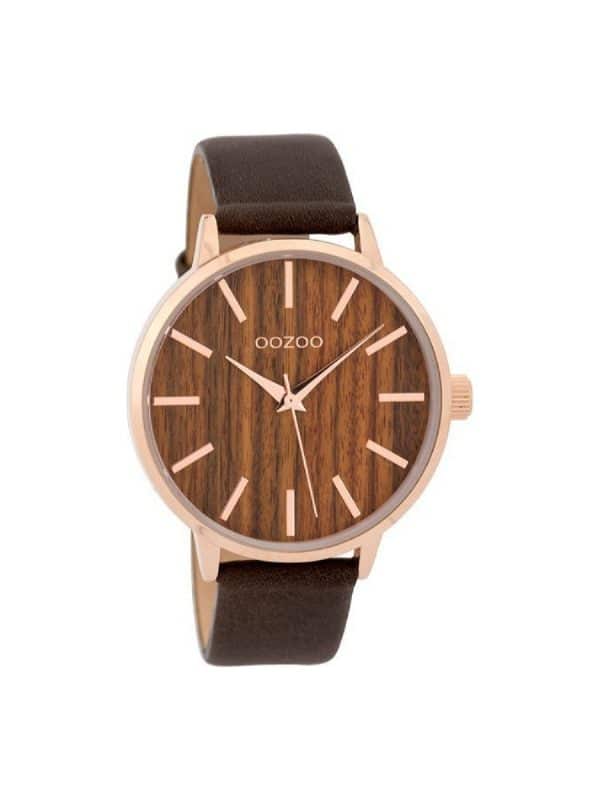 Γυναικείο ρολόι Oozoo timepieces C9253 cherry wood