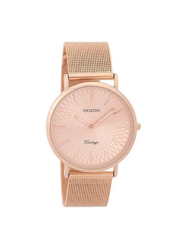 Γυναικειο Oozoo C9344 vintage ροζ χρυσο ρολόι