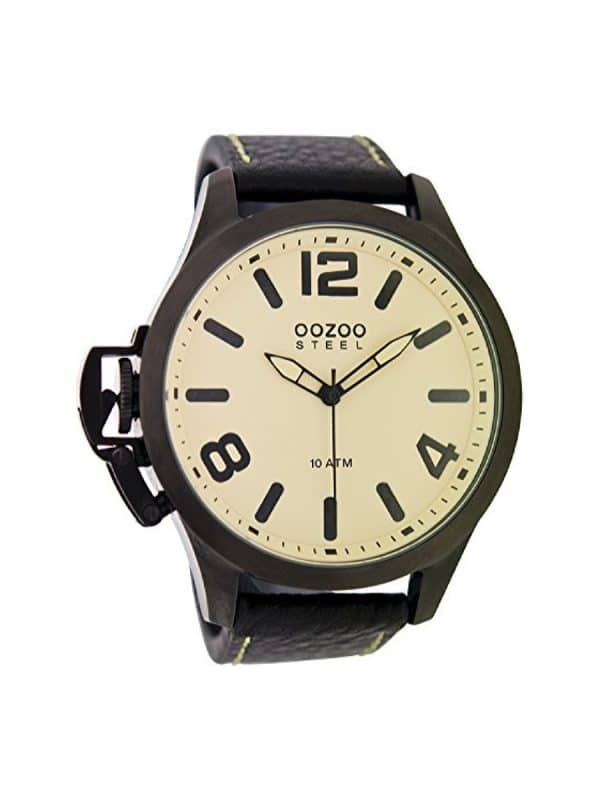 Men's watch Oozoo steel OS341 brown strap