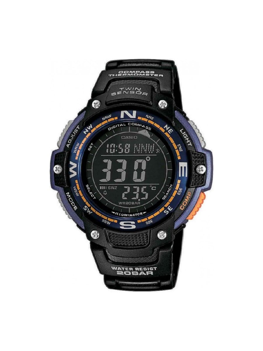 Ανδρικό ρολόι Casio SGW-100-2BER Μαύρο