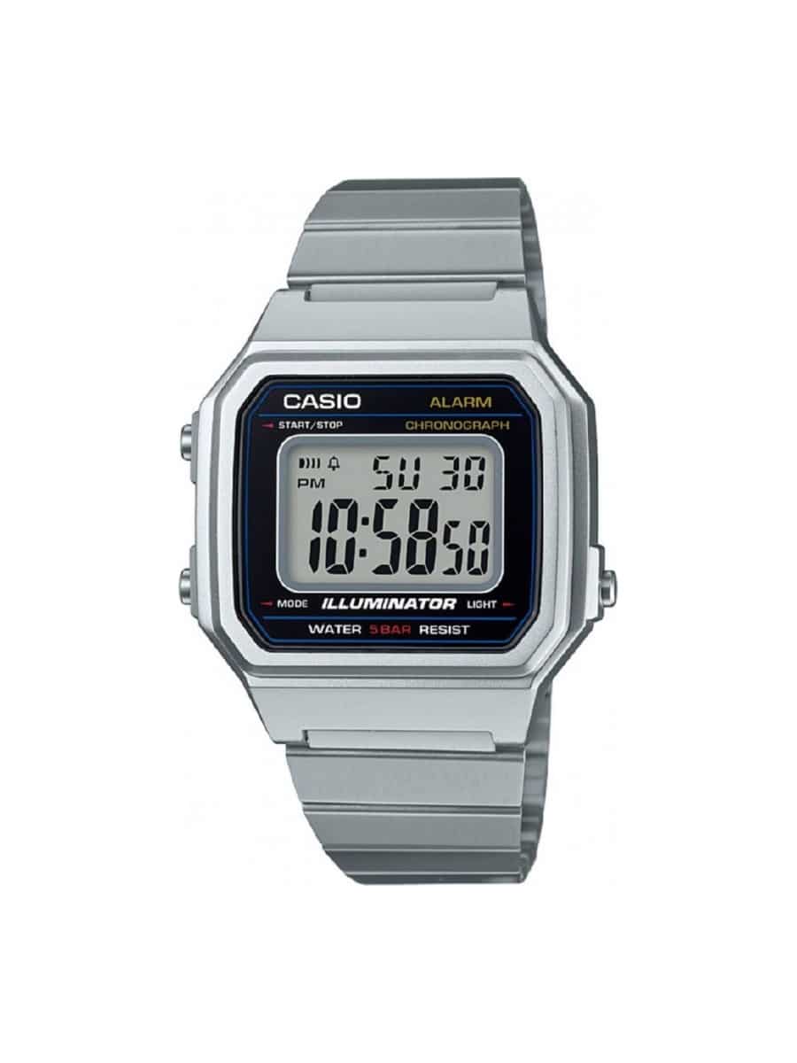 Ανδρικό ρολόι Casio B-650WD-1AE Ασημί