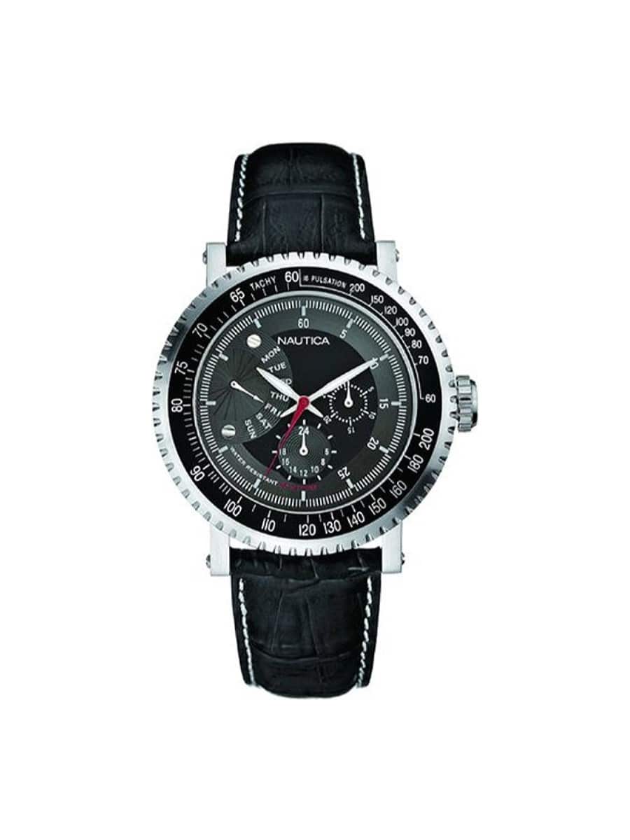 Ανδρικό ρολόι Nautica A17510G Μαύρο