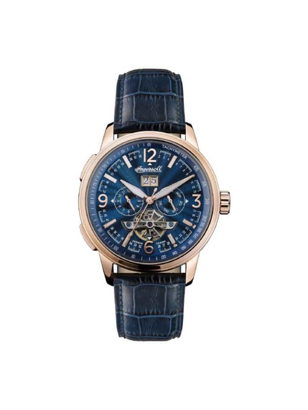 Ανδρικό ρολόι Ingersoll Regent I00301 Μπλε Λουράκι
