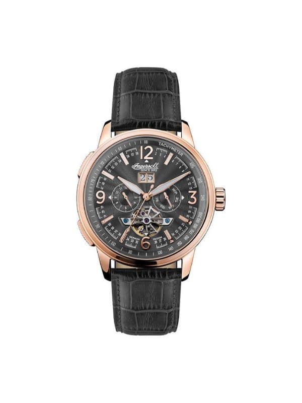 Ανδρικό ρολόι Ingersoll Regent I00302 Μαύρο Λουράκι
