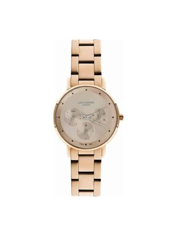 Γυναικείο ρολόι Lee Cooper LC07030.410 Ροζ Χρυσό