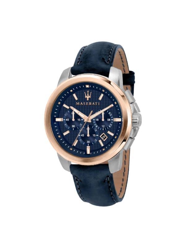 Ανδρικό Ρολόι Maserati Successo R8871621015 Μπλε
