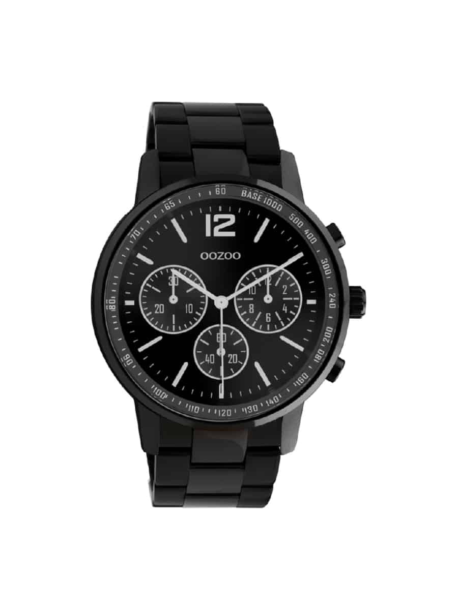 Unisex ρολόι Oozoo C10853 Μαύρο