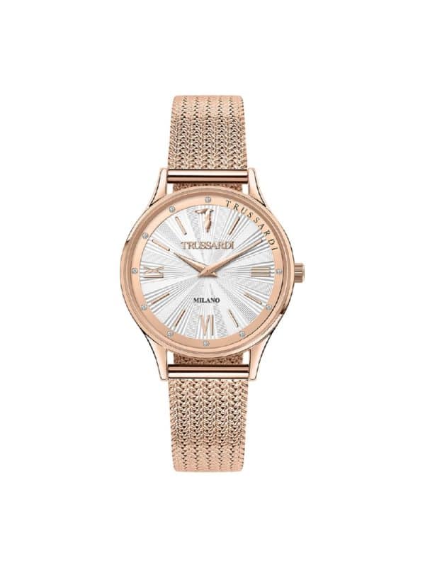 Γυναικείο ρολόι Trussardi T-Star R2453152508 Ροζ Χρυσό