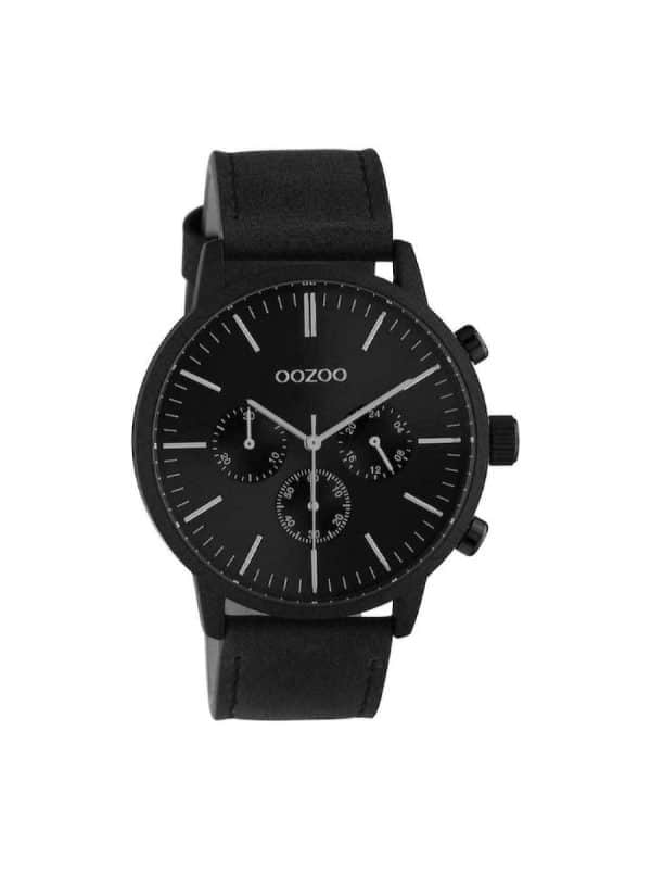 Oozoo Timepieces C10919 μαύρο ανδρικό ρολόι