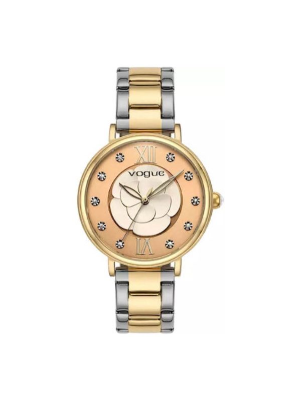 Vogue Princess 611661 ρολόι με δίχρωμο μπρασελέ