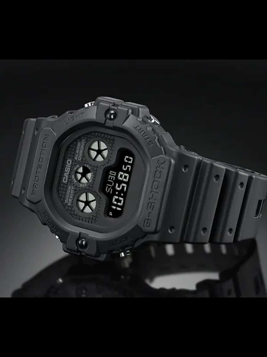 Casio G-Shock DW-5900BB-1ER μαύρο ψηφιακό ρολόι