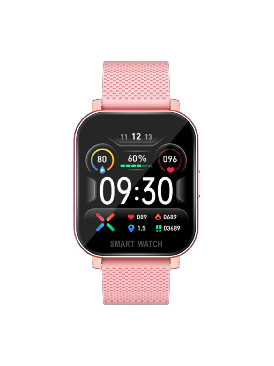 DAS.4 smartwatch SL44 ροζ λουράκι σιλικόνης