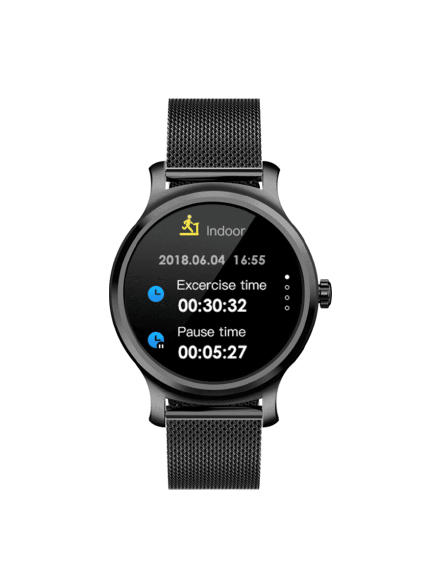 DAS.4 smartwatch SL20 μαύρο μπρασελέ 75040