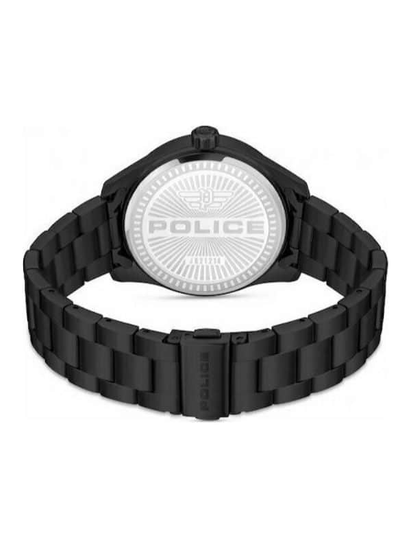 Police Grille PEWJG2121406 ρολόι με μαύρο μπρασελέ