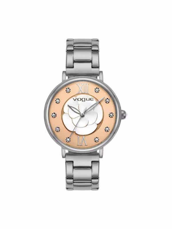 Vogue 611682 Princess γυναικείο ρολόι με ασημί μπρασελέ