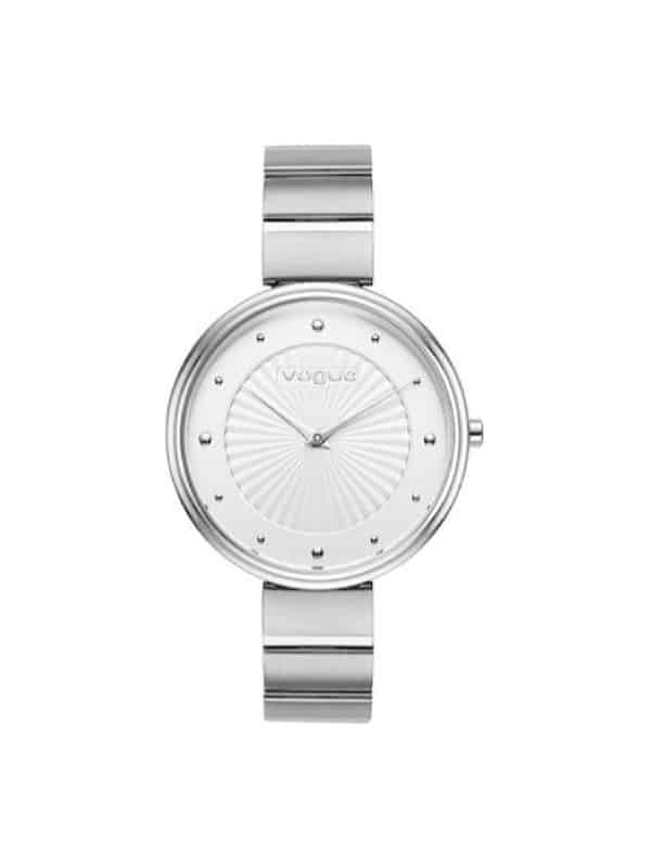 Vogue 612682 γυναικείο ρολόι με ασημί μπρασελέ