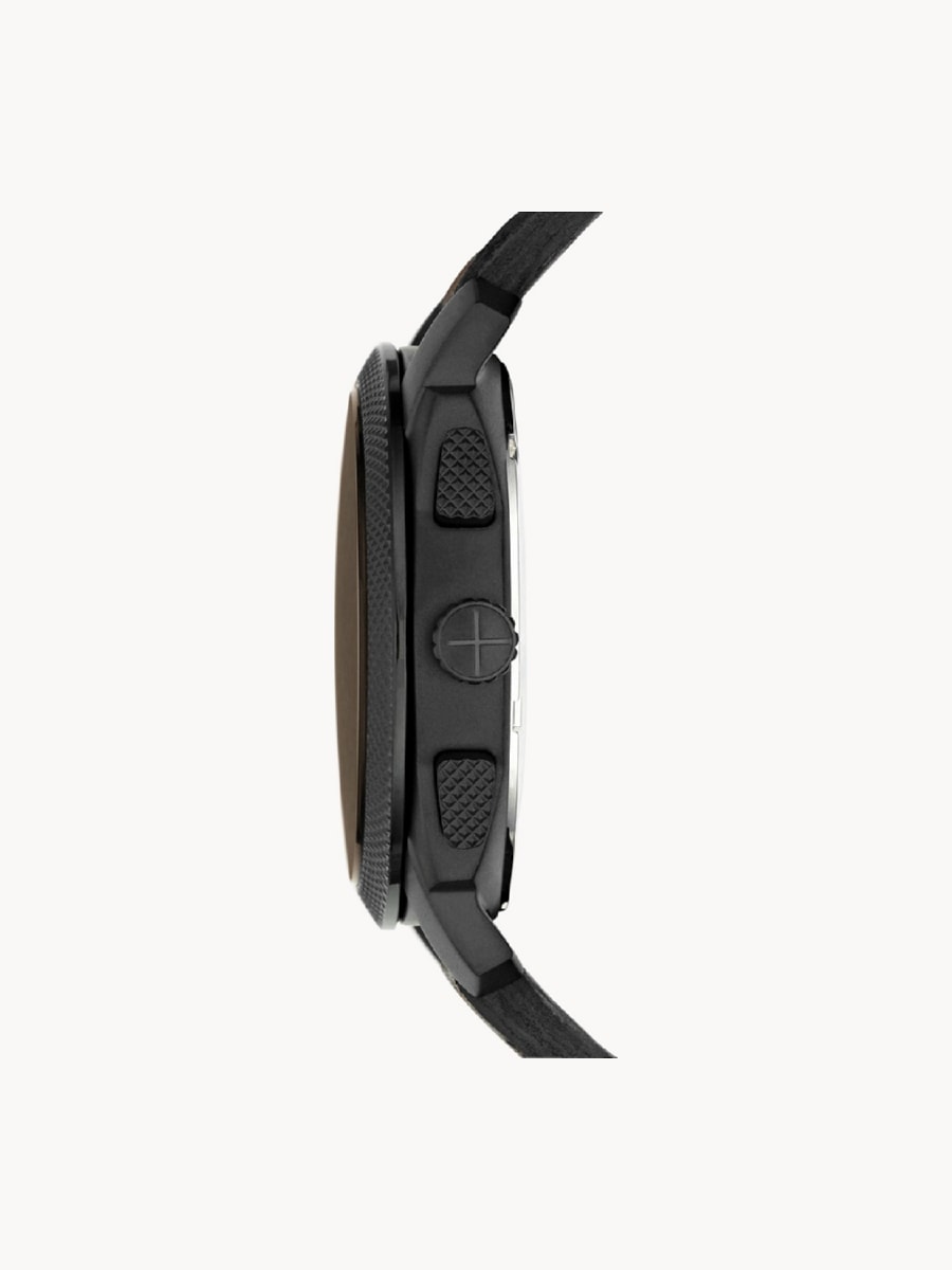 FS4656_2 Fossil FS4656 Machine ρολόι καφέ δερμάτινο λουράκι - Image 3
