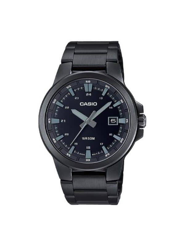 Casio Collection MTP-173B-1AVEF μαύρο μπρασελέ