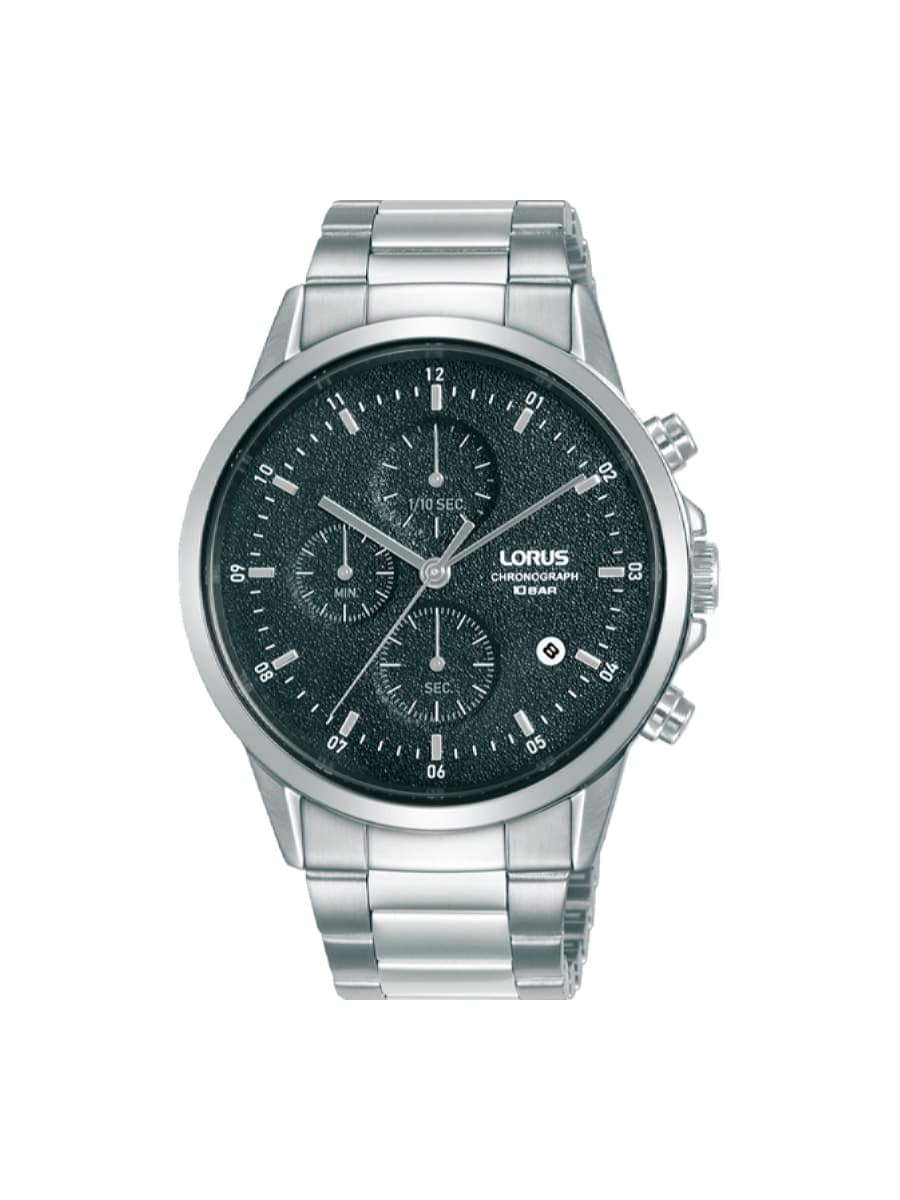 LORUS Urban RM365HX9 ασημί μπρασελέ με χρονογράφο LORUS Urban RM365HX9 ασημί μπρασελέ με χρονογράφο