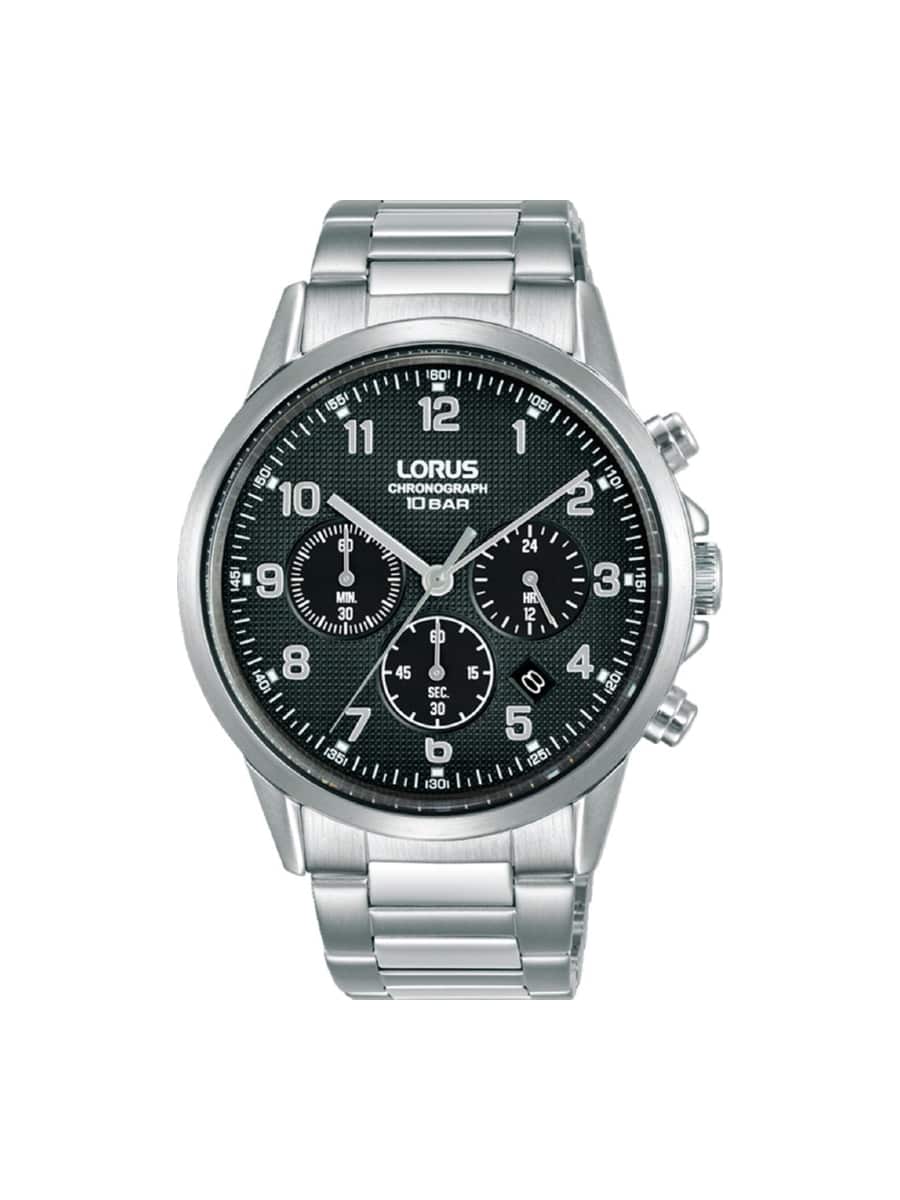 LORUS Urban RT313KX9 ασημί μπρασελέ με χρονογράφο LORUS Urban RT313KX9 ασημί μπρασελέ με χρονογράφο