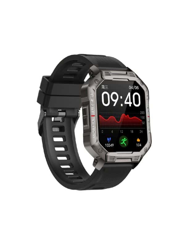 DAS.4 SG35-65031 Smartwatch με παλμογράφο μαύρο