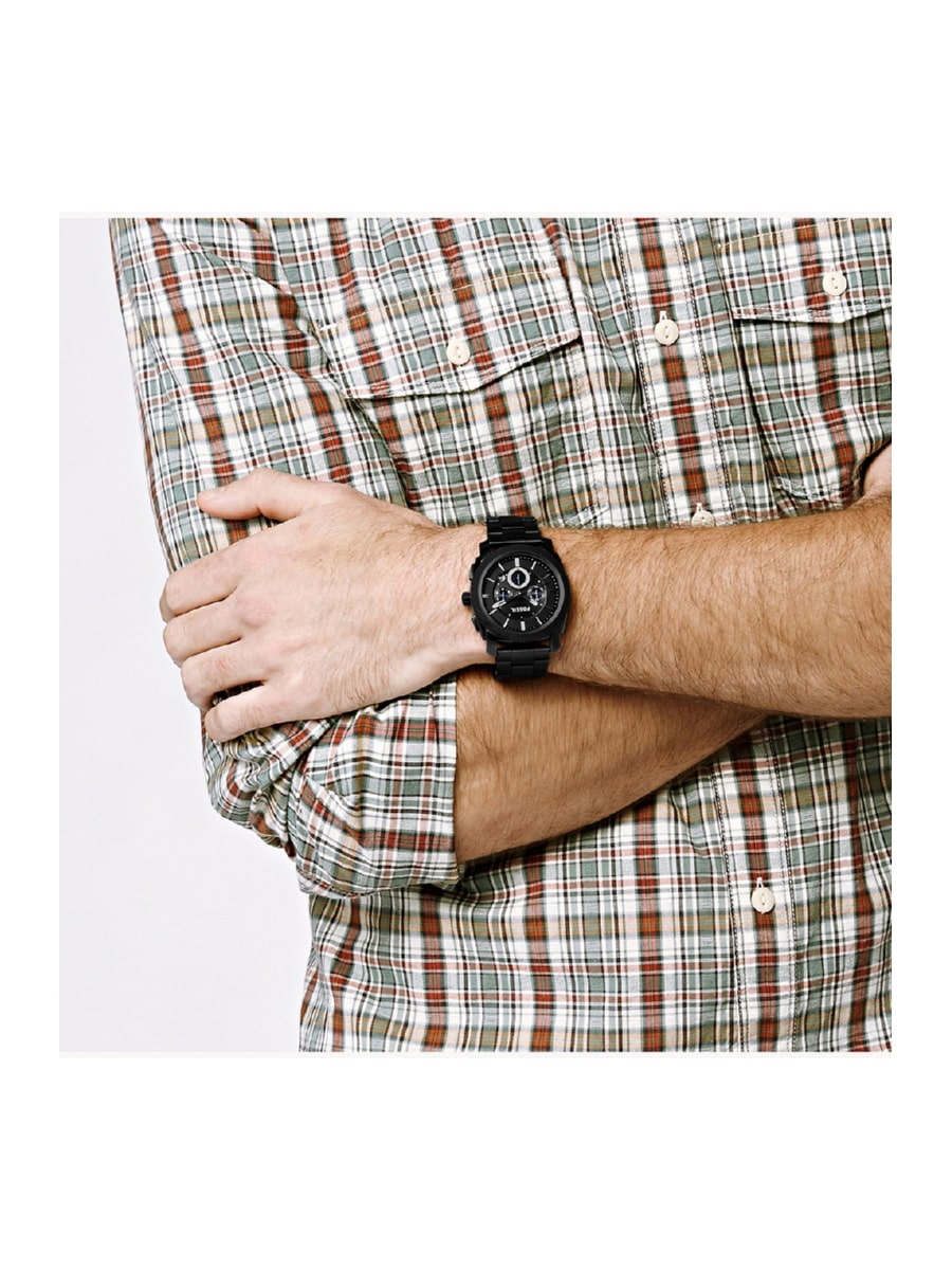 Fossil FS4552 ανδρικό ρολόι με μαύρο μπρασελέ Fossil FS4552 ανδρικό ρολόι με μαύρο μπρασελέ