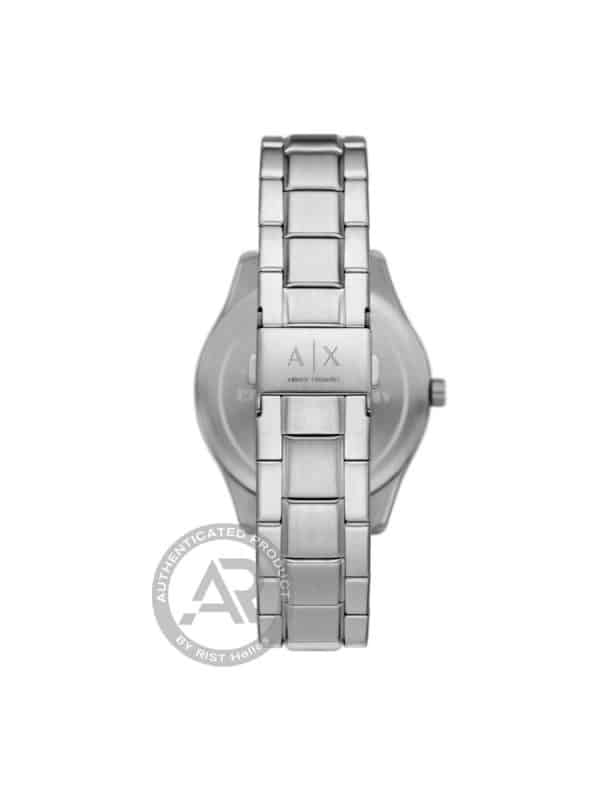 Emporio Exchange Dante AX1873 ανδρικό ρολόι με ασημί μπρασελέ