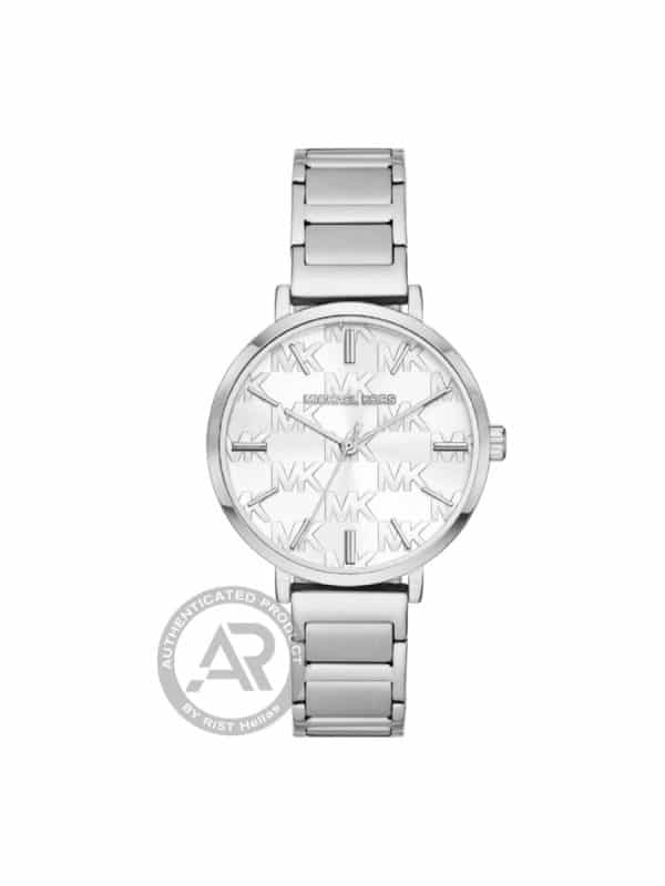 Michael Kors Addyson MK4714 ασημί γυναικείο ρολόι με μπρασελέ