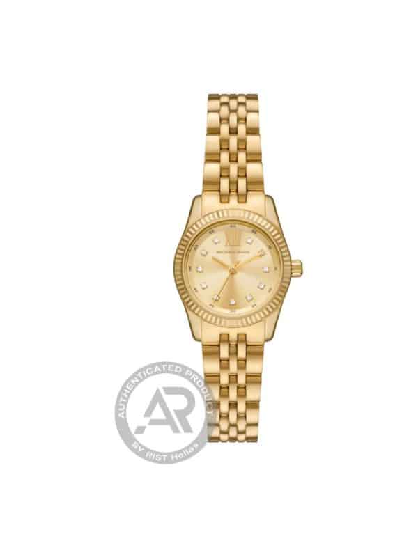 Michael Kors Lexington MK4741 χρυσό γυναικείο ρολόι με μπρασελέ