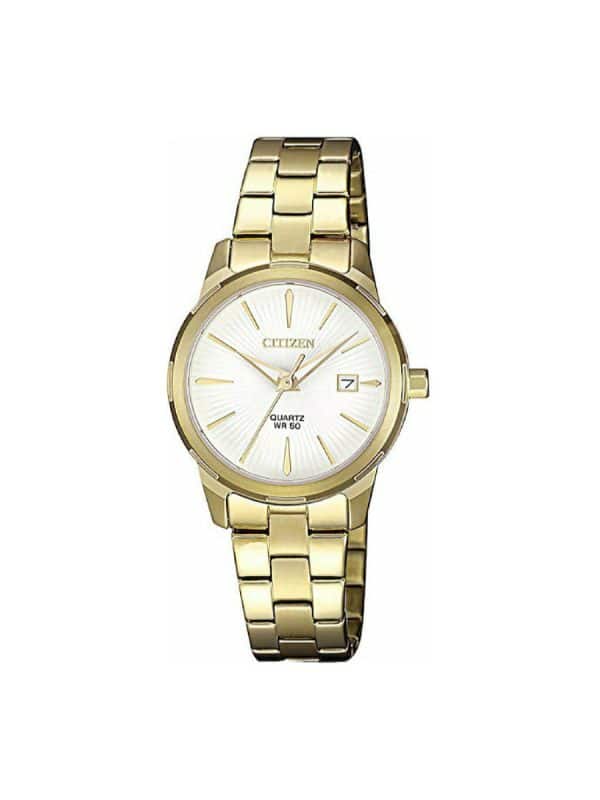 Citizen EU6072-56D χρυσό γυναικείο ρολόι με καντράν φίλντισι
