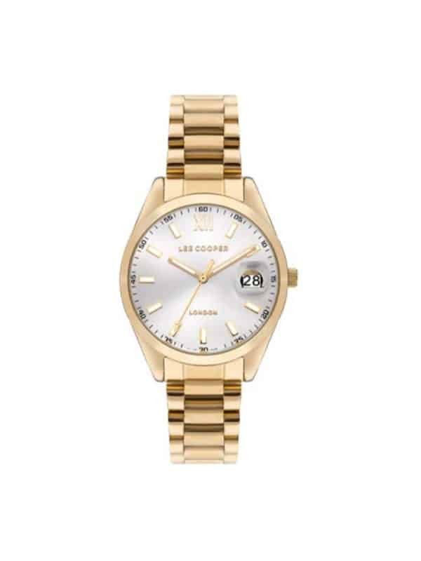 Lee Cooper LC07827.130 γυναικείο ρολόι με χρυσό μπρασελέ