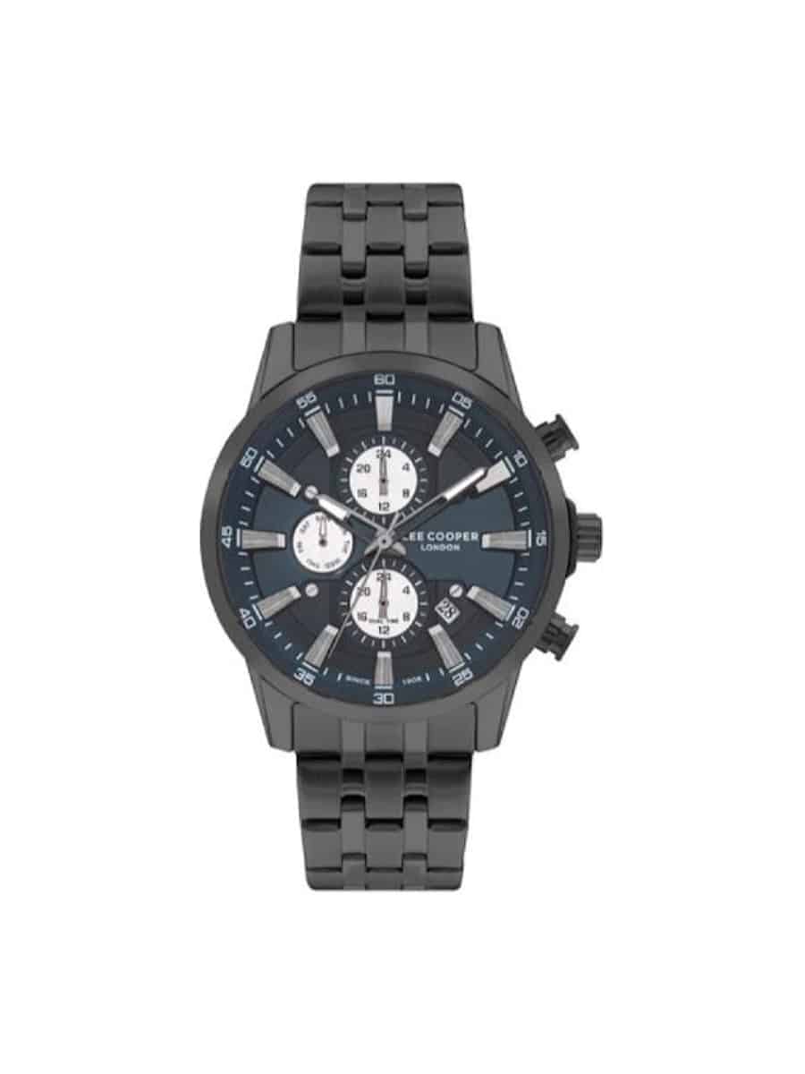 Lee Cooper LC07592.690 ανδρικό ρολόι με μαύρο μπρασελέ Lee Cooper LC07592.690 ανδρικό ρολόι με μαύρο μπρασελέ