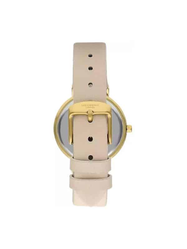 Lee Cooper LC07624.134 γυναικείο ρολόι με μπεζ λουράκι