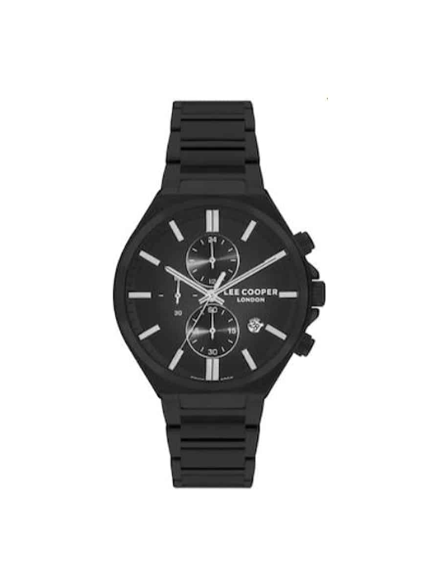 Lee Cooper LC07835.650 ανδρικό ρολόι με μαύρο μπρασελέ Lee Cooper LC07835.650 ανδρικό ρολόι με μαύρο μπρασελέ