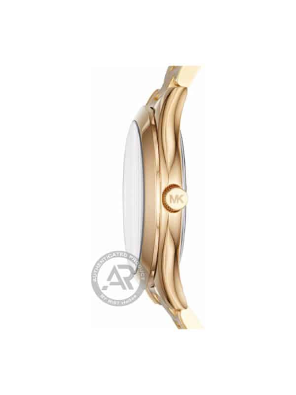 Michael Kors Mini Slim Runway MK3512 γυναικείο ρολόι χρυσό μπρασελέ