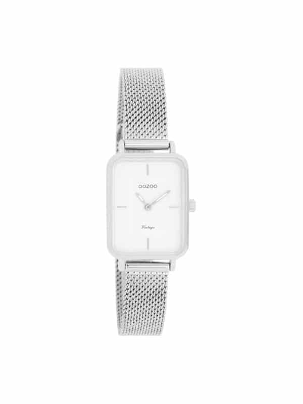 OOZOO C20350 γυναικείο ρολόι με ασημί mesh μπρασελέ