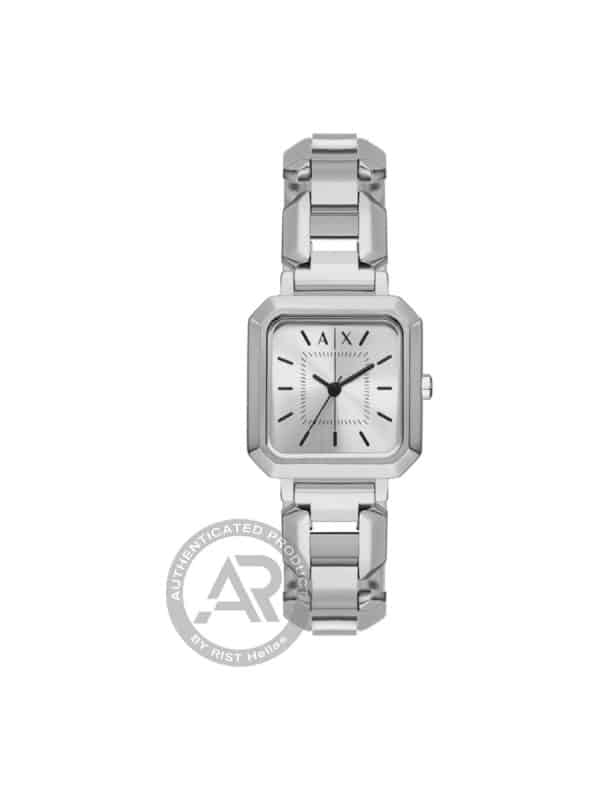 Armani Exchange Leila AX5720 λεπτό ασημί γυναικείο ρολόι
