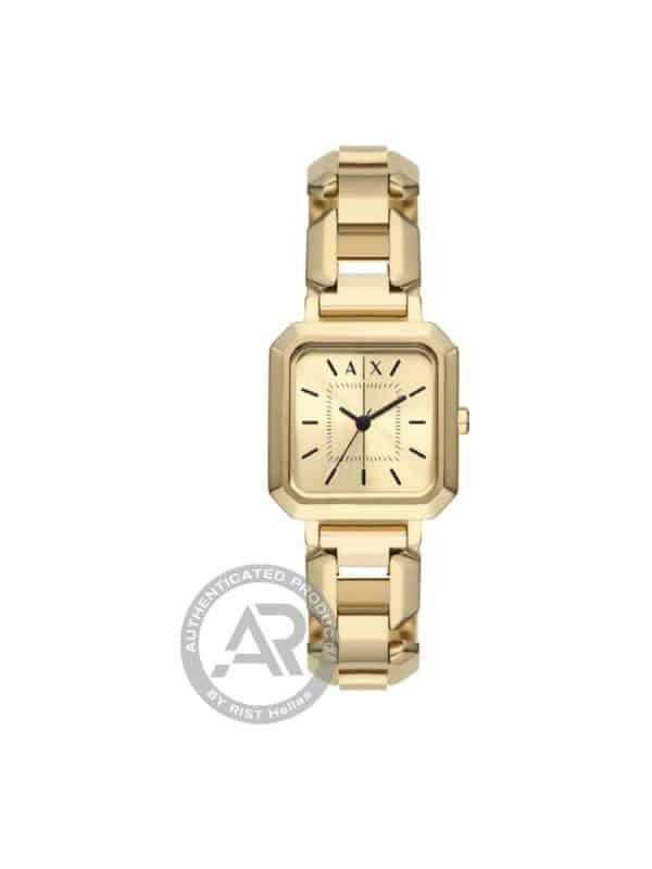 Armani Exchange Leila AX5721 λεπτό χρυσό γυναικείο ρολόι