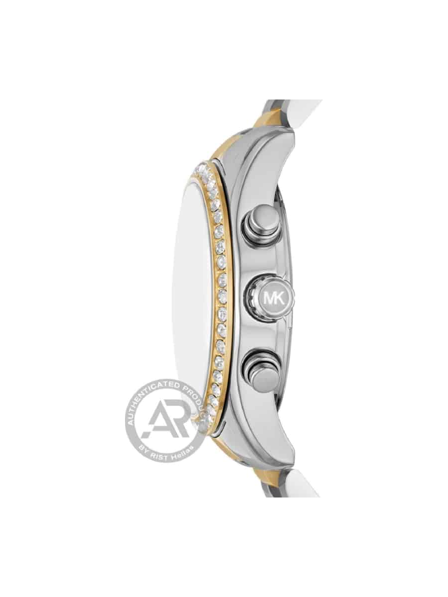 MK7303_2 Michael Kors Sage MK7303 δίχρωμο γυναικείο ρολόι - Image 4