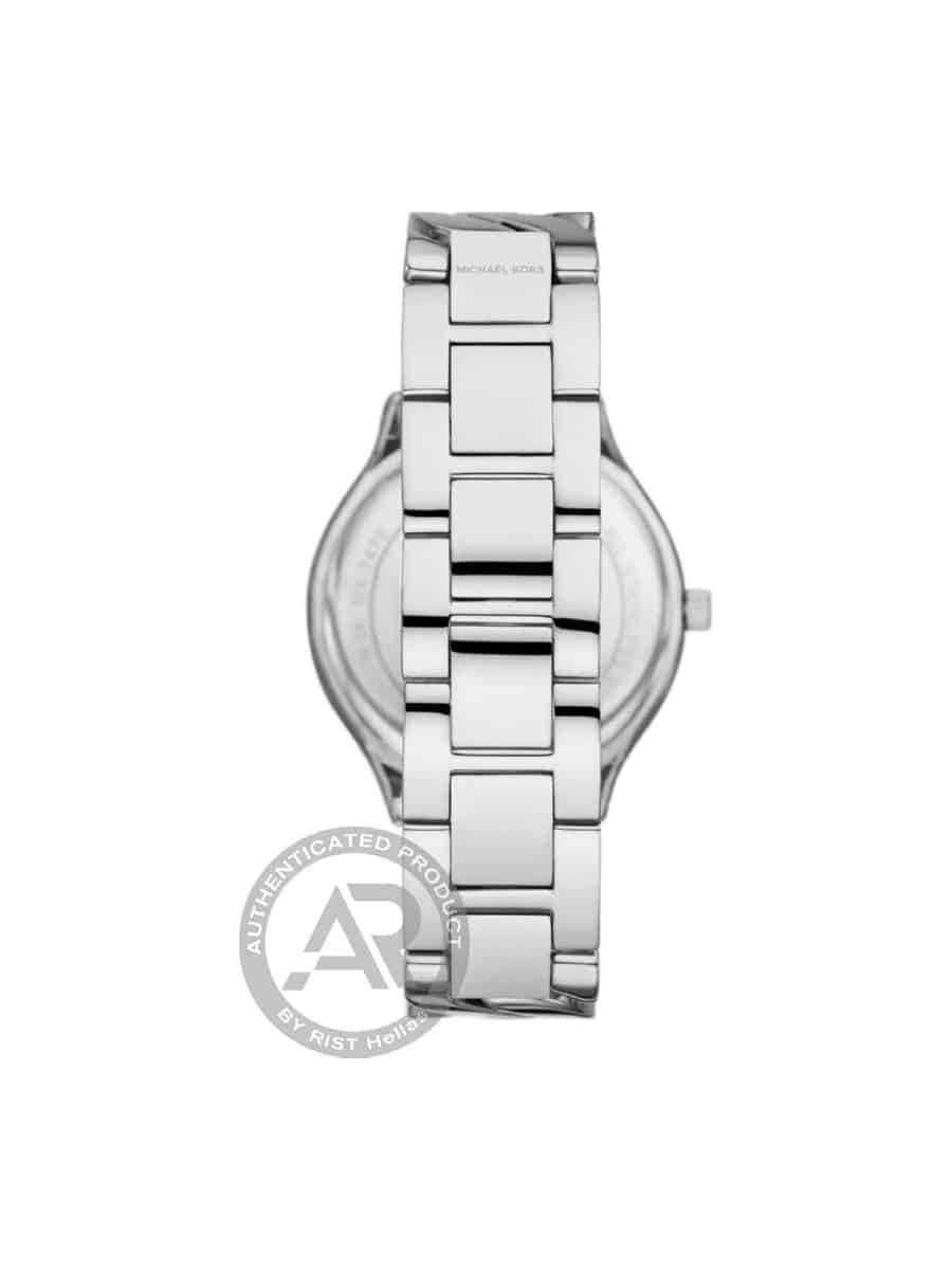 MK7474_1 Michael Kors Runway MK7474 ασημί γυναικείο ρολόι - Image 3