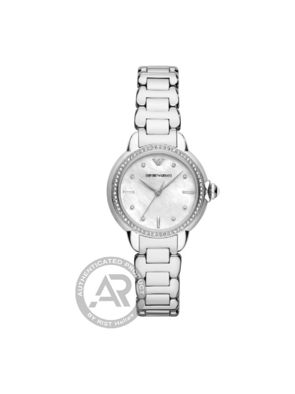 Emporio Armani Mia AR11596 γυναικείο ασημί ρολόι