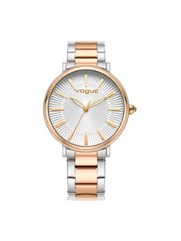 Vogue 611672 Princess γυναικείο ρολόι με δίχρωμο μπρασελέ
