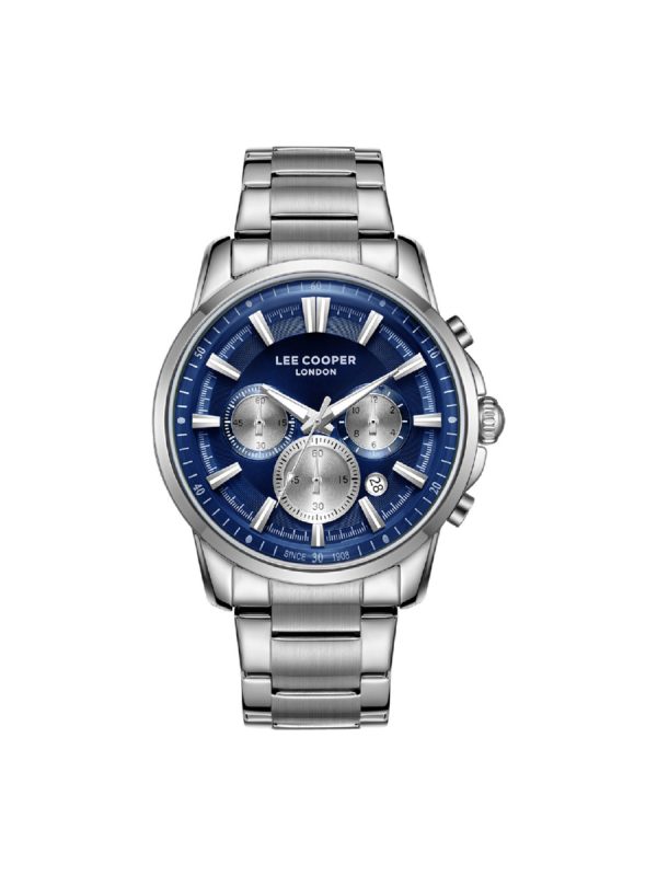 Lee Cooper LC08068.390 ασημί ανδρικό ρολόι