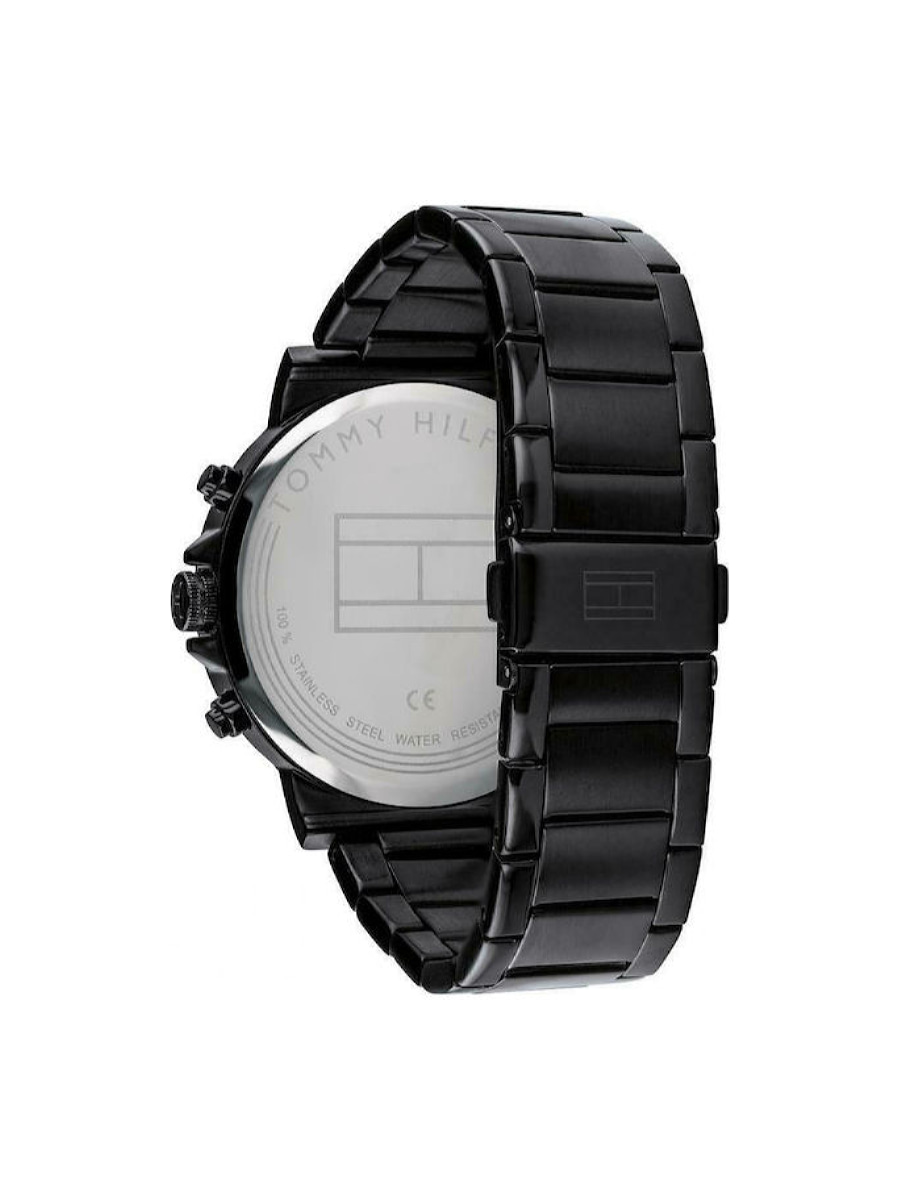 Tommy Hilfiger Daniel 1710383 μαύρο ανδρικό ρολόι - Image 3