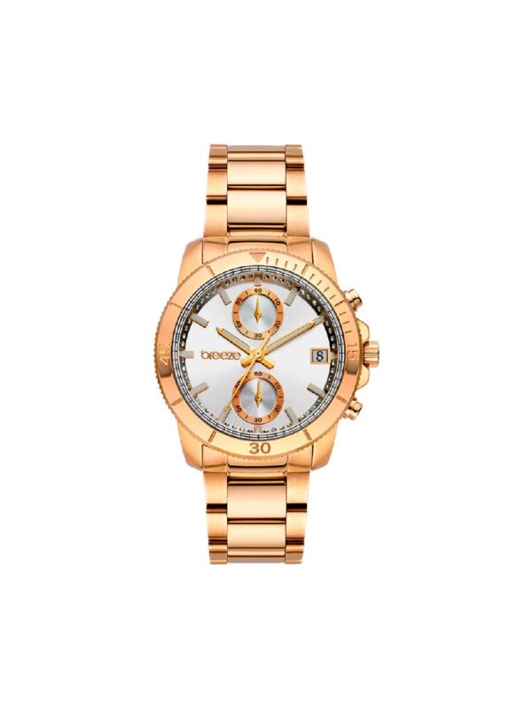 Γυναικείο ρολόι Breeze Sparkly 212391.4 ασημί μπρασελέ