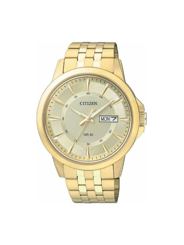 Ρολόι citizen bf2013-56pe ανδρικό χρυσό μπρασελέ