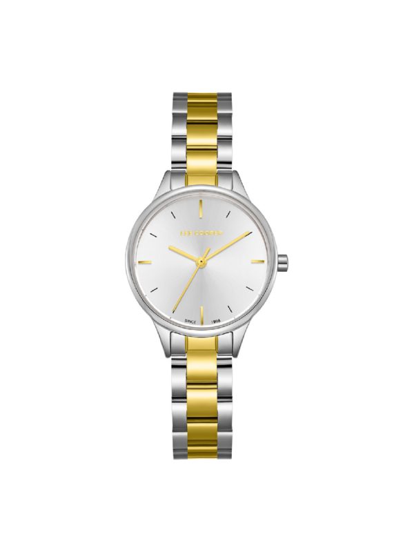Γυναικείο ρολόι Lee Cooper LC08080.230 δίχρωμο μπρασελέ