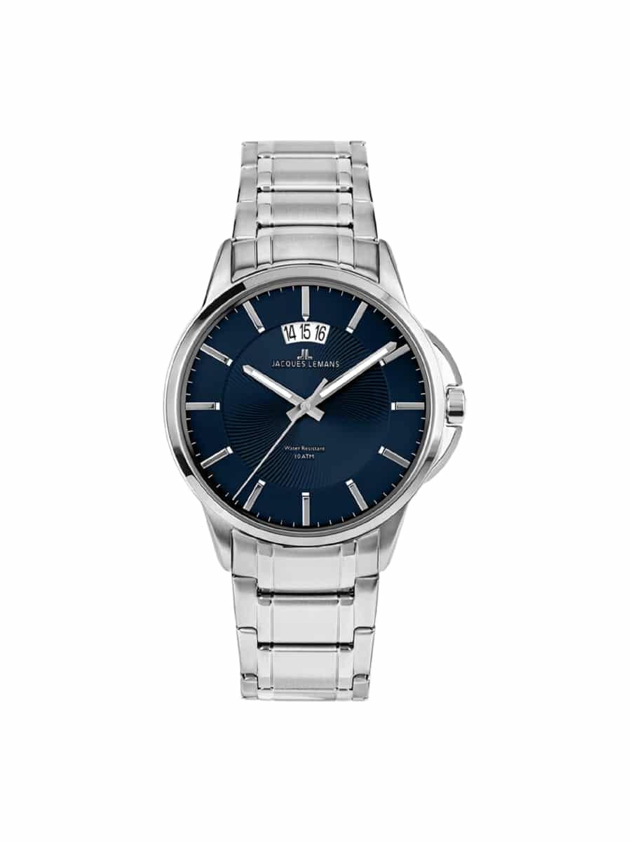 Jacques Lemans Sydney 1-1540M ασημί ανδρικό ρολόι Jacques Lemans Sydney 1-1540M ασημί ανδρικό ρολόι