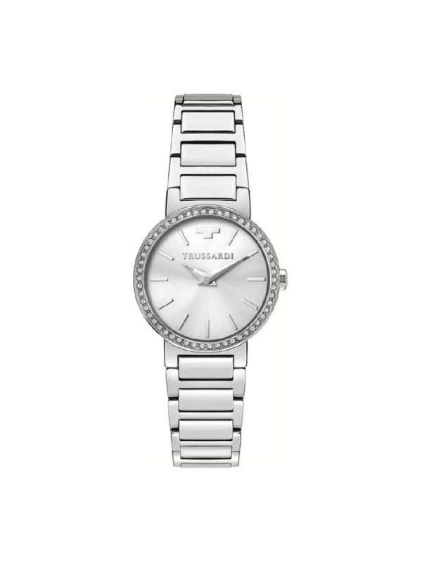 Trussardi T-Bridge R2453171503 ασημί γυναικείο ρολόι